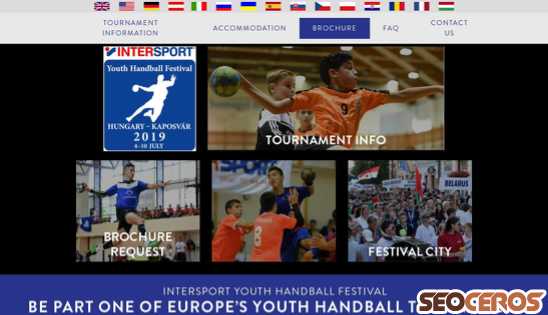 youthhandballfestival.org desktop előnézeti kép