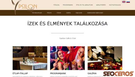 ypsiloncafe.hu desktop náhľad obrázku