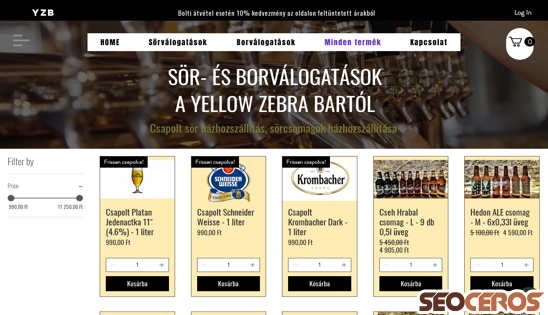 zebrabar.hu desktop náhled obrázku