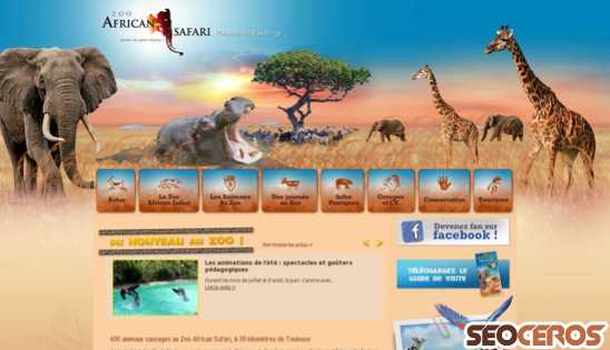 zoo-africansafari.com desktop Vorschau