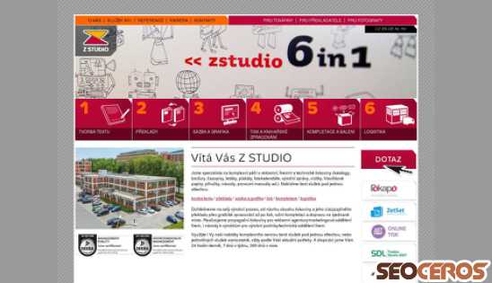 zstudio.cz desktop förhandsvisning