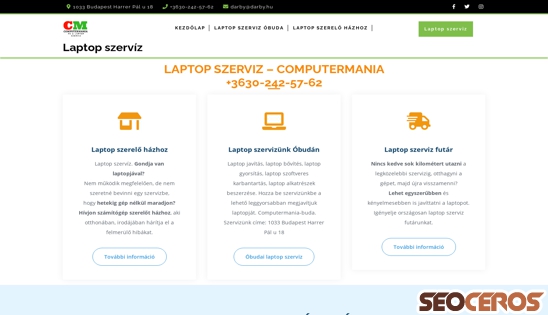 xn--laptop-szervz-7ib.hu desktop előnézeti kép