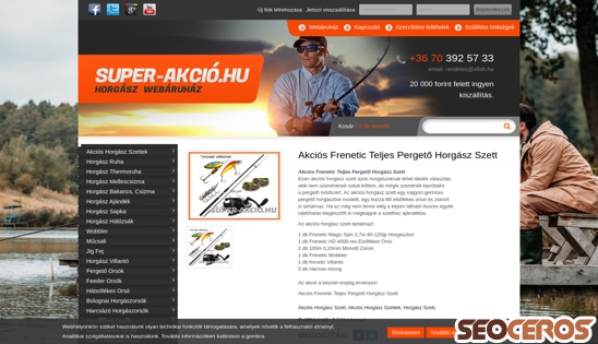 xn--super-akci-pbb.hu/akcios-frenetic-teljes-pergeto-horgasz-szett desktop Vista previa