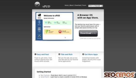 xpud.org desktop 미리보기