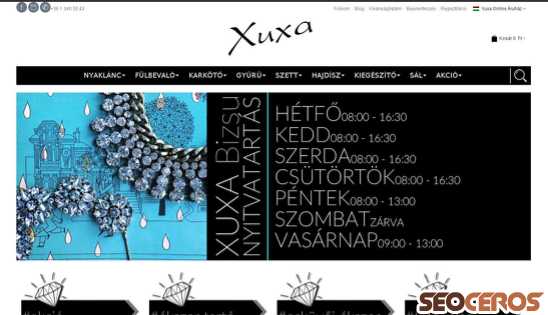 xuxa.hu desktop előnézeti kép