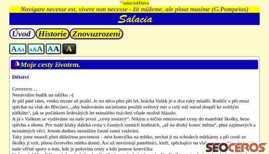 yacht-salacia.cz desktop náhled obrázku