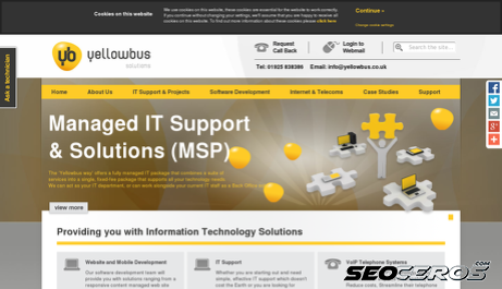 yellowbussolutions.co.uk desktop náhled obrázku