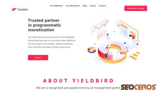 yieldbird.com desktop Vista previa