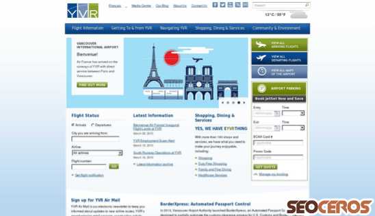 yvr.ca desktop náhľad obrázku