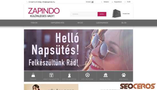 zapindo.hu desktop előnézeti kép