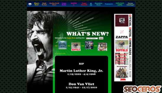 zappa.com desktop náhľad obrázku