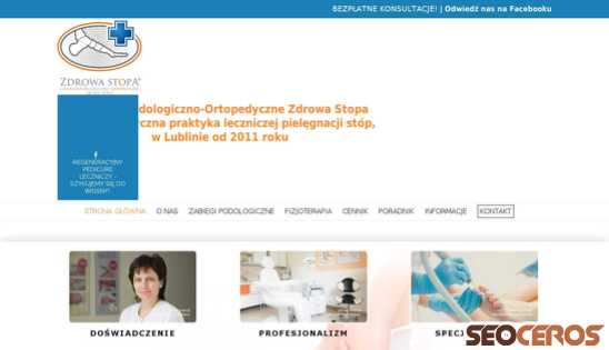 zdrowa-stopa.pl desktop obraz podglądowy