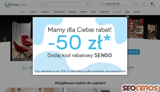zdrowy-sen.com desktop előnézeti kép