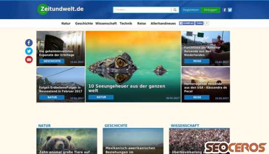 zeitundwelt.de desktop náhled obrázku