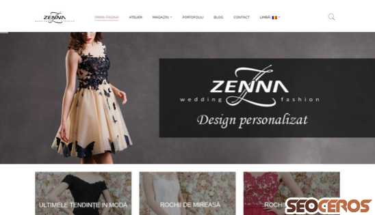 zenna.ro desktop preview
