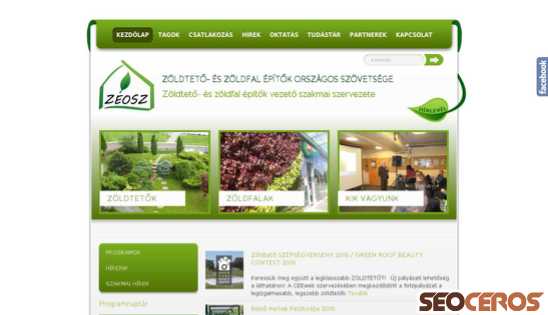 zeosz.hu desktop előnézeti kép
