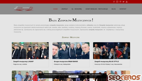 zespolyweselne.pl desktop obraz podglądowy