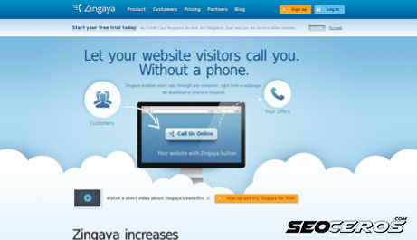 zingaya.com desktop obraz podglądowy