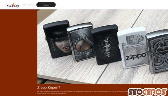 zippo-kopen.nl desktop náhľad obrázku