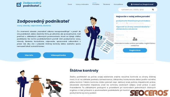 zodpovednypodnikatel.sk desktop vista previa