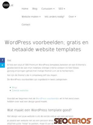 000.nl/wordpress-voorbeelden tablet förhandsvisning