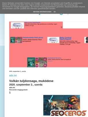 1vulkan.blogspot.com/2020/09/https1vulkanblogspotcomadstxt.html tablet előnézeti kép
