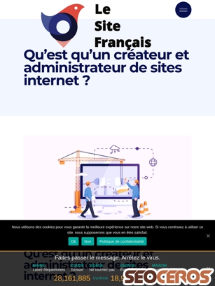 2020.le-site-francais.fr/creation-site-internet/createur-administrateur-site-internet tablet प्रीव्यू 