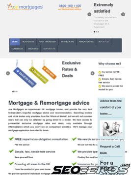 acemortgages.co.uk tablet previzualizare