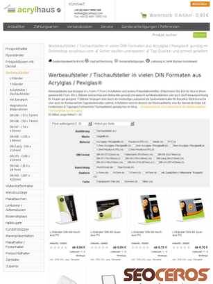 acrylhaus.com/werbeaufsteller-tischstaender tablet Vista previa