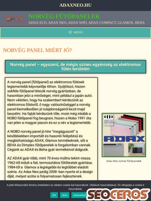 adaxneo.hu/norveg-panel-miert-jo tablet förhandsvisning
