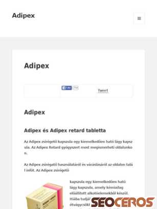 adipex.ws tablet obraz podglądowy
