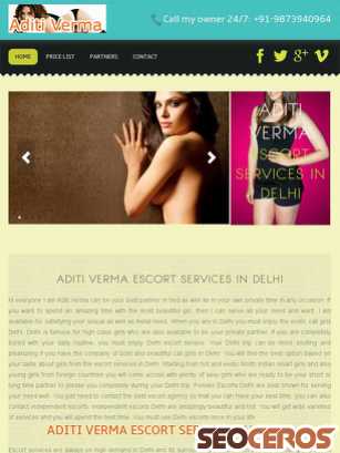aditiverma.in tablet preview