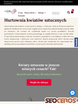 adkor-kwiaty.pl tablet preview