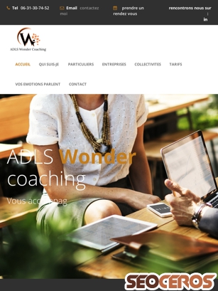 adls-wonder-coaching.com tablet förhandsvisning