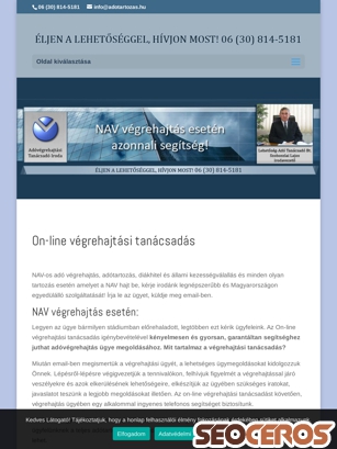 adotartozas.hu/on-line-vegrehajtasi-tanacsadas-kerese tablet Vorschau