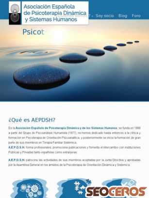 aepdsh.es tablet előnézeti kép