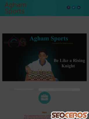 aghamsports.com tablet preview