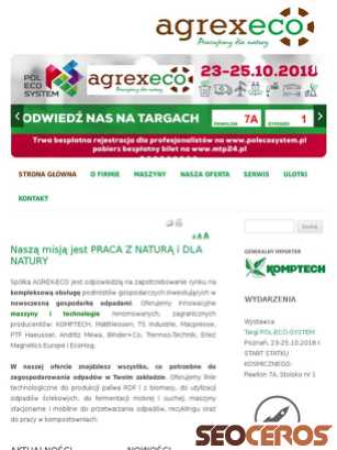 agrex-eco.pl tablet förhandsvisning