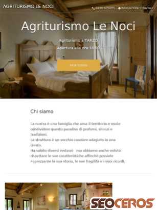agriturismodormire.business.site tablet náhľad obrázku
