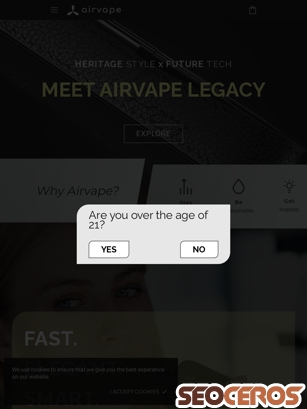 airvapeusa.com tablet náhľad obrázku