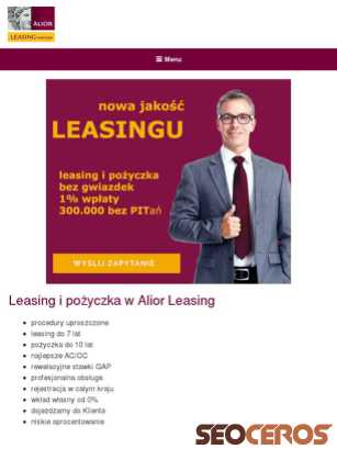 al-leasing.pl tablet Vorschau