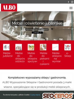 albo.com.pl tablet preview
