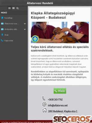 allatorvos.net tablet náhled obrázku