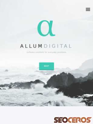 allum.digital/pr/index.html tablet előnézeti kép