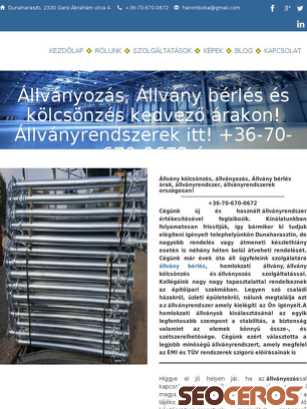 allvanydiszkont.hu/allvany-berles tablet vista previa