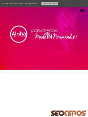 aloha-com.fr tablet Vista previa