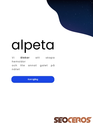 alpeta.com tablet förhandsvisning