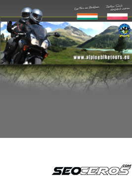 alpinebiketours.eu tablet förhandsvisning
