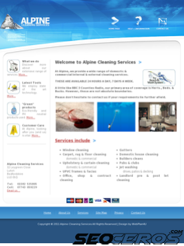alpinecleaners.co.uk tablet anteprima