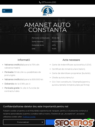 amanetmasina.ro/amanet-auto-constanta tablet Vista previa